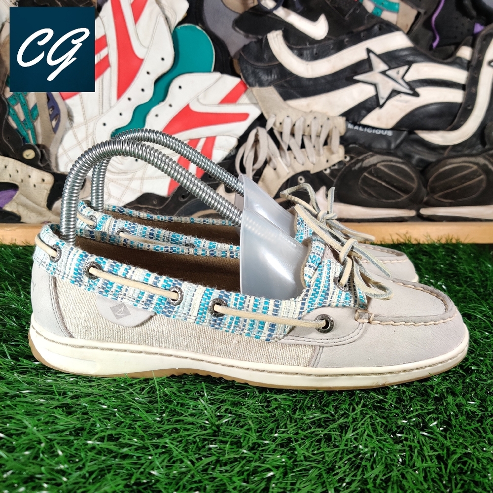Sperry Angelfish Rafia Women's Boat Shoes